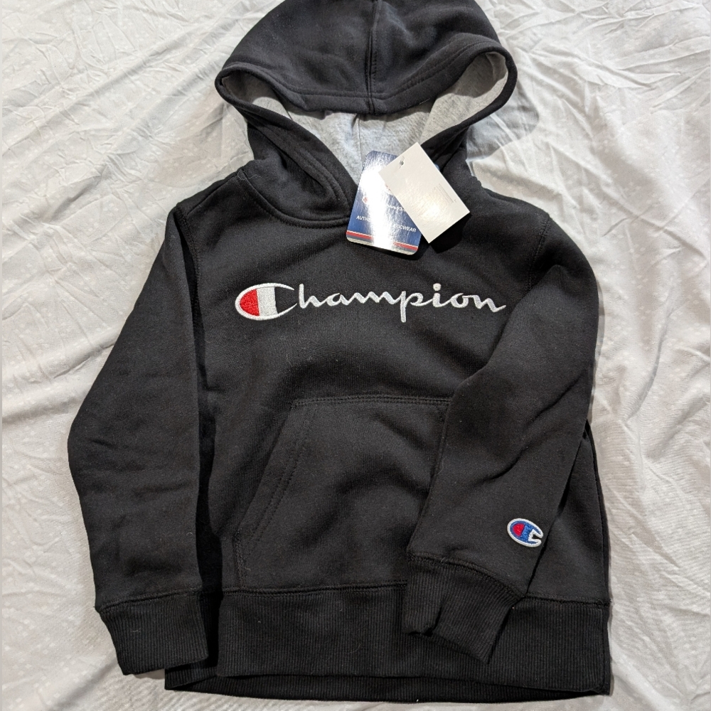 Size 4 Black Champion Toddler Hoodie